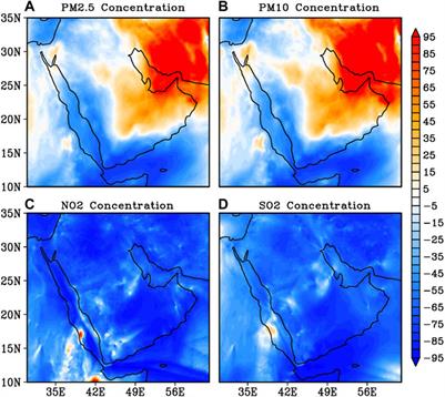 Impact of COVID-19 lockdown on the ambient air-pollutants over the Arabian Peninsula
